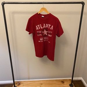 Red Atlanta T-shirt